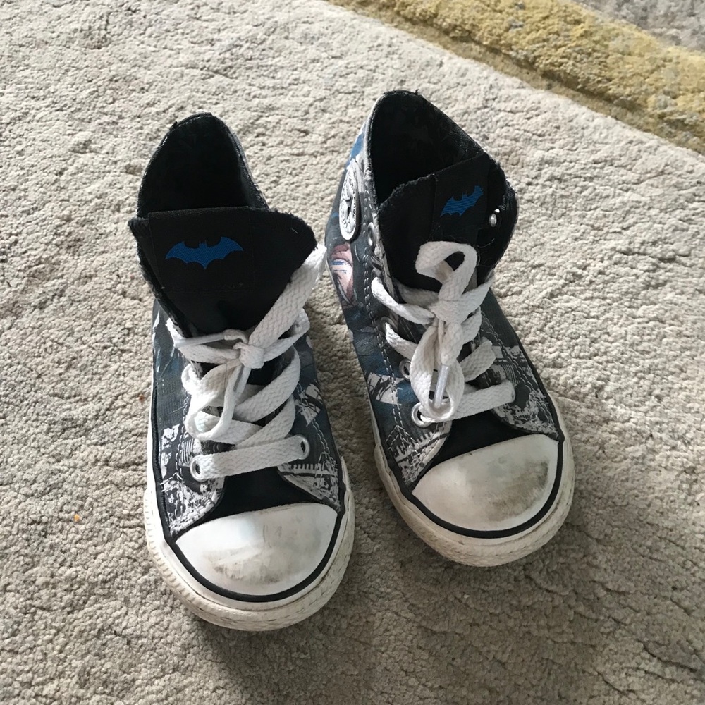 Toddler Batman converse shoes